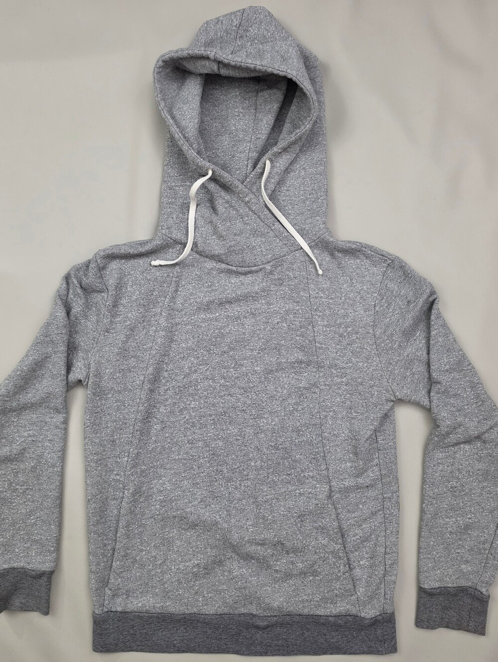 Outerknown Men's Sz S Gray Hooded Pullover Sweatshirt USA Made